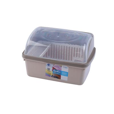 China Cheap Clear Kitchen Drain Storage Stocked Plastic Cupboard With Lid for sale