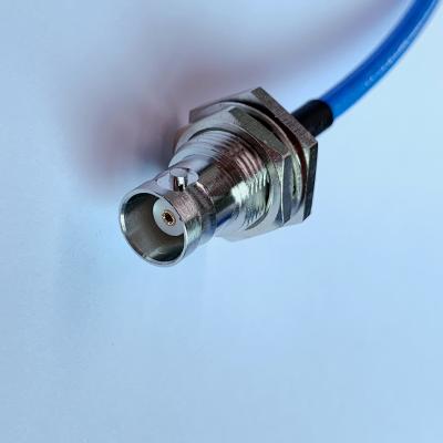 China Micro RF Coaxial Cable BNC RF N RF Female Connector 4 Hole Clamp for sale