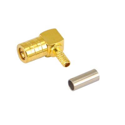 China High quality straight female rf SMB connector crimping types electrical plug smb connector rg58 for sale