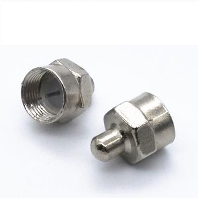 China RF F Type Connector For RG59 RG6 Cable for sale