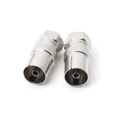 China RF Cheap Price Quality F Type Best RF Coaxial Connector For Satellite TV Wall Dish for sale