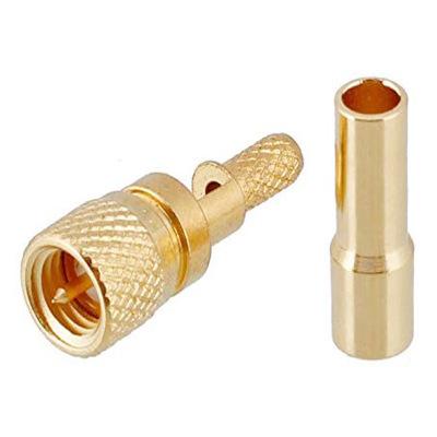 China RF 10-32 Coaxial Cable Connector RF Straight 10/32 Male Plug M5 Microdot Connector For RG179 RG316 for sale