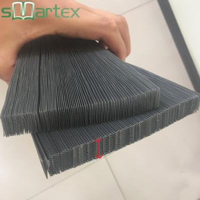 China High tensile; UV-resistant Customized Kraft Polyester Pleated Insect Screen Mesh 0.19mm Used For Pleated Screen Window And Door for sale