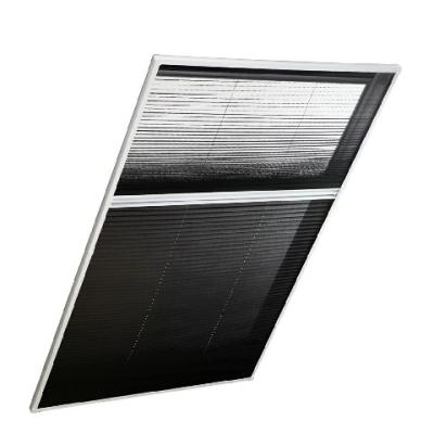 China Folding Screen Pleated Blackout And Double Skylight Pleated Screen Roof Window Pleated Flyer Insektenschutz for sale