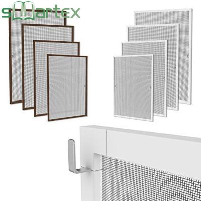 China Modern Standard Aluminum Frame Profile Window Screen Solid Portable Aluminum Window Screen Frame Insect Screen for sale