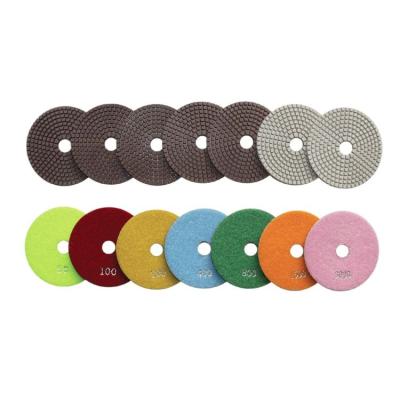 China Factory Supply Diamond Polishing Pads Stone Dry Wet & Dry Grinding Sheet Direct Stone Water for sale