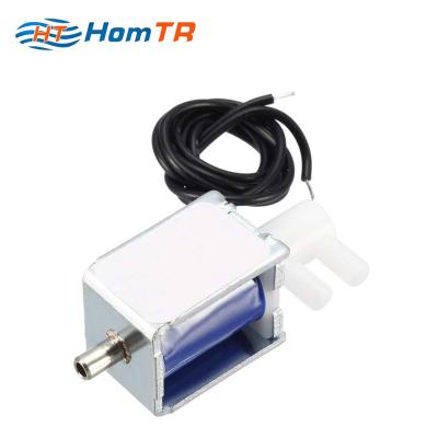 China Commercial Kitchen HomTR DC 12 Volt 2 Position 3 Ways Air Solenoid Valves For Electric Oxygen Machine Breathing Valve for sale