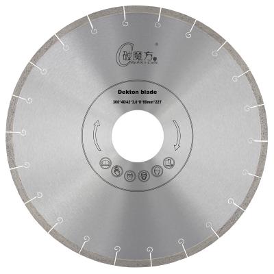 China Fast cutting speed; no chipping; Wet Circular Cutter Low Noise Normal And Silent Saw Blade For Cutting Dekton Diamond Cutting Disc /Wheel for sale