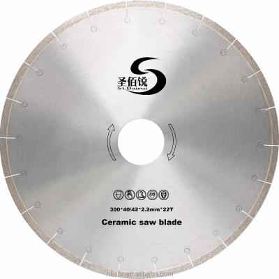 China Fast cutting speed; no chipping; low noise high cutting effect 300mm diamond segments ceramic tile saw blade for sale