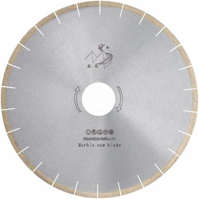 China ALLOY STEEL U Slot Cutting Diamond Saw Blade Zero Chipping Cutting Marble for sale