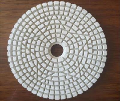 China Stone Polishing 4inch 5 Steps Wet Polishing Pads For Marble / Grantie / Ceramic / Tile for sale