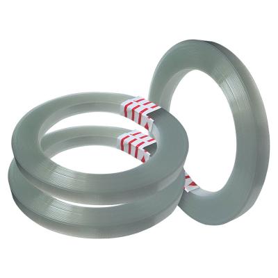 China Machine Packing Transparent Pet Strapping Roll With Best Quality Used For Steel for sale