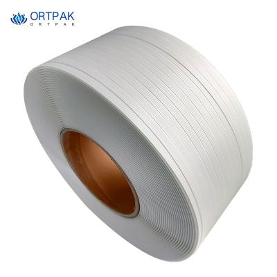 China Machine packing 5mm 9mm 12mm 15mm 19mm pp tie polypropylene tying belt for sale