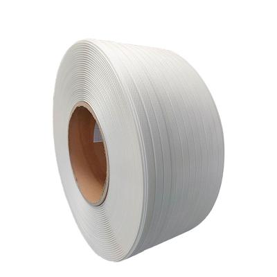 China Machine Packing OEM Support Strapping PP Strap Tape 12mm Surface Embossed Machine Wrapping for sale