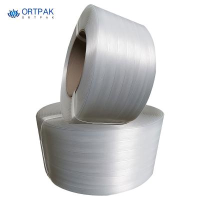 China High Penetration Best Quality Manual Wrapping Rolls White Composite Strapping Strap for sale