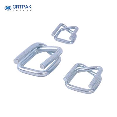 China Applicable Manual Wrapping Galvanized Compound Buckle Joint Strapping Strap for sale