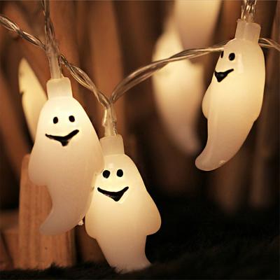 China Outdoor Decoration 1.5m 10 Led Halloween Pumpkin Ghost Skeletons Bat Spider Led Light Festival Bar Party Decor Halloween Home Ornament for sale