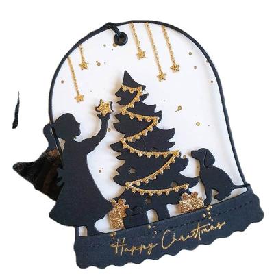 China Europe Christmas Tree Kid Dog Metal Cutting Dies For DIY Scrapbooking Album Paper Cards Embossing Decorative Crafts for sale