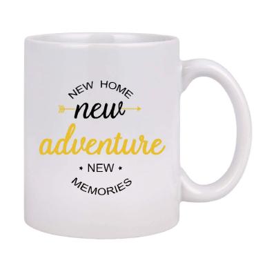 China New Viable House Gifts Adventure Souvenirs Funny Ceramic Coffee Mug Warming for sale