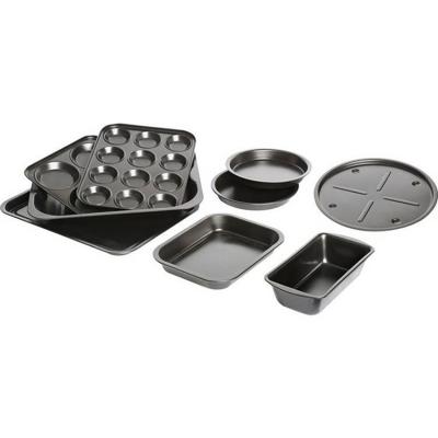 China Bakeware Bakeware Non-Stick Mold 7 Pan Carbon Steel Bakeware Set Custom Disposable Metal for sale