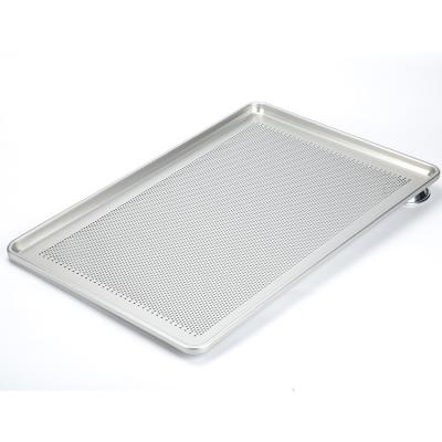 China Durable Alu-alloy Perforated Sheet Pan, Anodized Aluminum Alloy Griddle Tray for sale