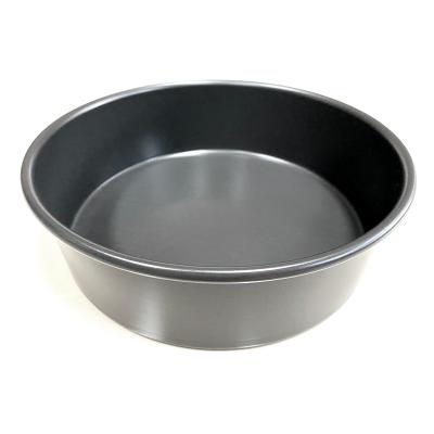 China Cake Baking Fixed Bottom 5 Inch Aluminum Alloy Hard Coat Around Baking Tin Pan Cakes Pastry Metal Cake Mold Fixed Bottom for sale