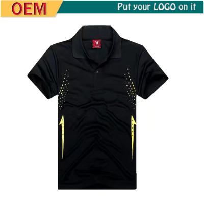 China High quality custom made 100%polyester B blank t-shirt anti-pilling polo shirt for promotion for sale