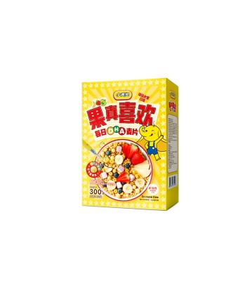 China Hot Selling Good Quality Low Fat Fruit Flavor Mixed Healthy Whole Grain Breakfast Nutritious Oatmeal for sale