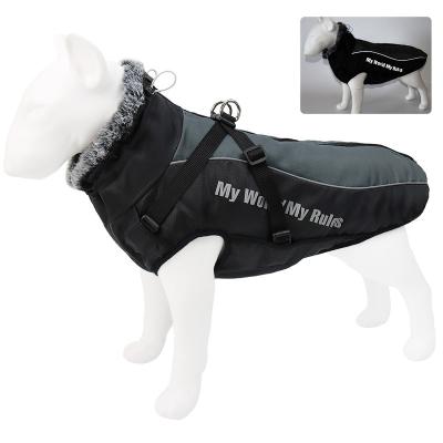 China Stocked Waterproof Winter Dog Clothing Coat Suitable For Medium And Small Dogs for sale