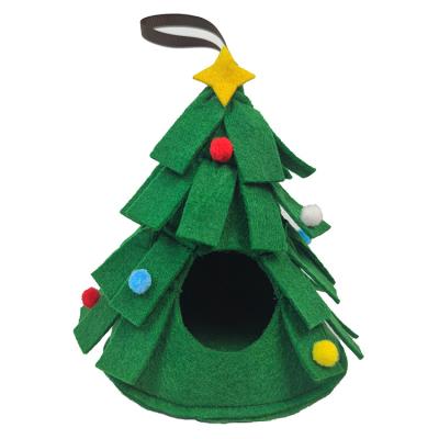 China Wholesale Breathable Bird Cage Parrot Pet Carrier Christmas Tree Hanging Hanging Nest for sale