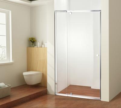 China Sliding Frameless Pivot Shower Door 900mm Aluminum Frame for sale