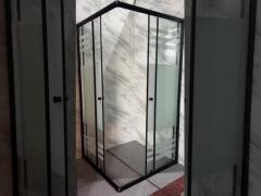 Customizable Square Shower Enclosures With Frosted Printing Glass For Modern