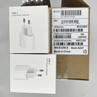 China 20W USB-c Charger 20W USB-c Original Original Power Adapter 1M 2M Cable USA EU UK PD Fast Charger for Apple for iphone 12 11 pro max 13 charger for sale