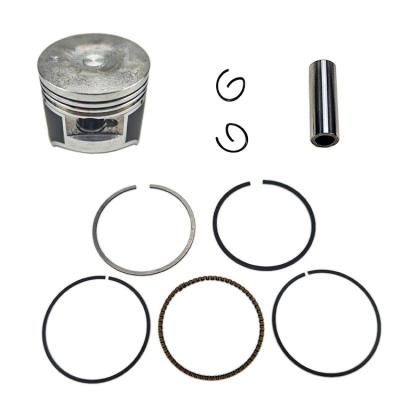 China Aluminum factory price of JD100 WIN100 CD100 Kit Motorcycle Forge Engine Parts and accessories piston and rings for sale