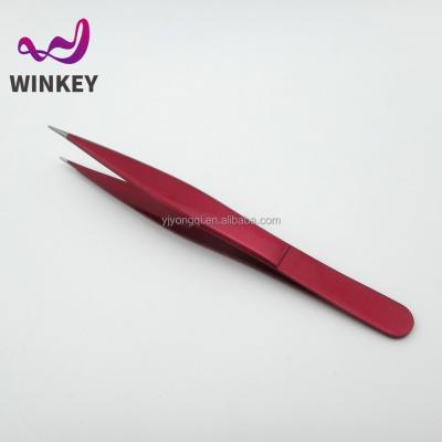 China Eyebrow point tip eyelash extension tools, tweezers for eyelash extension for sale