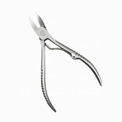 China Extremely Sharp Spring Nail Scissors Jaw Cuticle Trimmer Scissors Stainless Steel Nail Clipper Cutter Manicure Pedicure Remover Cuticle Nippers for sale