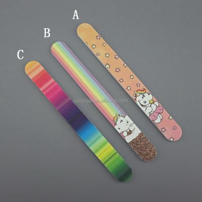 China Convenient Colorful Pattern Pedicure Nail Folder Paper Custom Printed Nail for sale