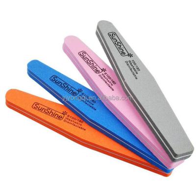 China Eco-friendly Sponge Square Board Sanding Salon Tools Washable Reusable Nail Files for sale