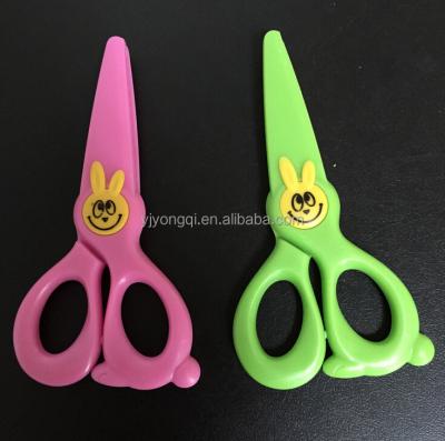 China Safety Scissors Diy Paper Cutting Craft Child Common Plastic Cutting Toy Gift for sale