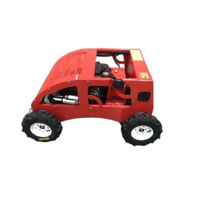 China Adjustable Height Handles Professional High Quality Automatic Industrial Cutters Remote Control Lawn Mower For Sale for sale