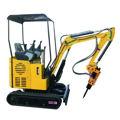 China Cheap Micro Crawler Excavator For Sale Digger Machine New Mini Excavator Building Material Shops Small 1.5 Ton for sale