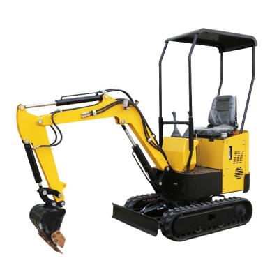 China 1000Kg Mini Excavator Building Material Stores Micro Digger 1 Ton Mini Excavator Small Bagger For Sale Price Cheap for sale