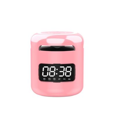 China New Arrival Wireless Smart Clock Speaker Premium Bluetooth Wireless Charging Speaker Boombox for sale