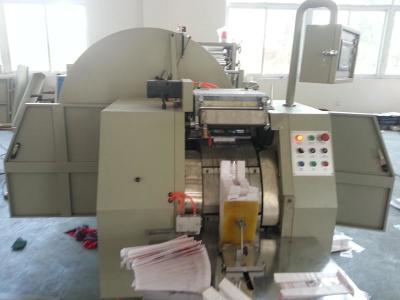 China sharp bottom paper bag making machine with pp window for sale