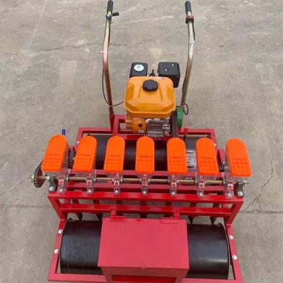 China Small Easy Operation Mini Tractor Motor Multirow Vegetable Seeder for sale