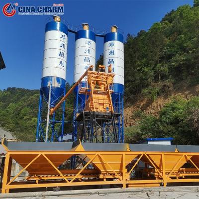 China Construction Projects 75m3 / H Auto Feeding Dry Mix Concrete Batch Plant for sale