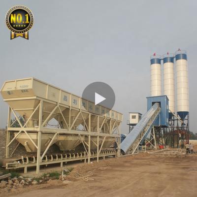 China Construction Projects Concrete Hopper Elevator HZS90 Power Plant Mixing Plant Equipment Hzs90 Concrete Mixing Supplier for sale