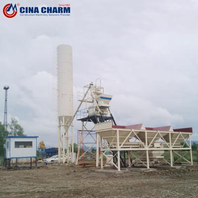 China Hot Sale 35m3/h Concrete Hopper Type Construction Industry Technical Support China Concrete Mixing Plant HZS35 for sale