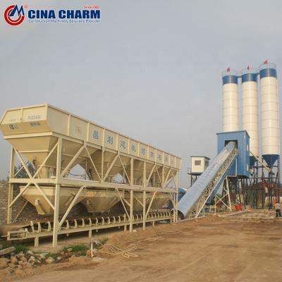 China HZS90 Building Industry Cost-Efficency Stationary Water Mixing Concrete Batching Mixing Plant for sale