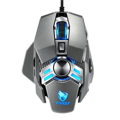 China 3D RGB 2.4G Optical Adjustable Computer Mouse 1600 DPI RGB Gaming Mouse A2 Rechargeable Wireless Mouse for sale